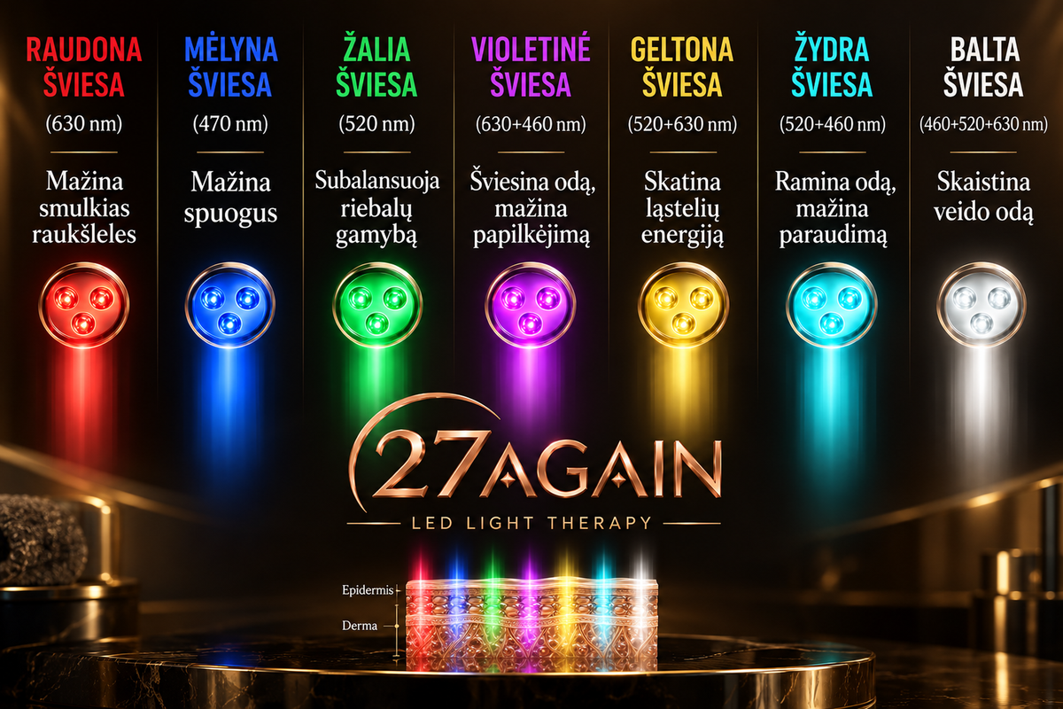 LED Kaukė 27AGAIN